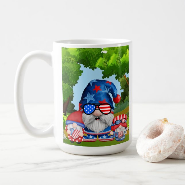 Caneca De Café dia da independência 4 de julho (Com Donut)