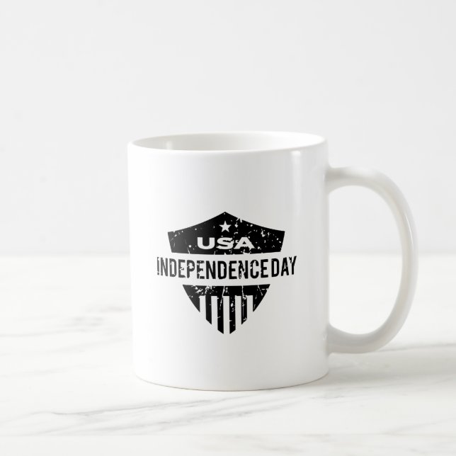 Caneca De Café Dia da Independência Americana (Direita)