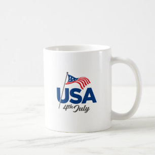 Caneca De Café Dia da Independência Americana