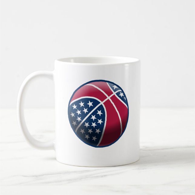 Caneca De Café Dia da Independência Basquetebol (Esquerda)
