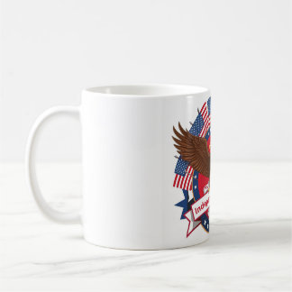 Caneca De Café Dia da Independência com o Nosso Único Dia 4 de ju
