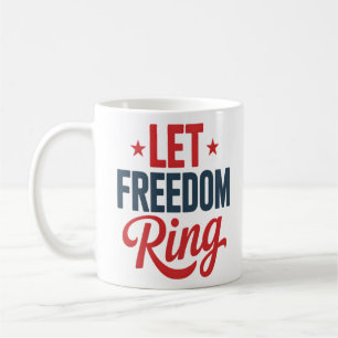 Caneca De Café Dia da Independência da Liberdade