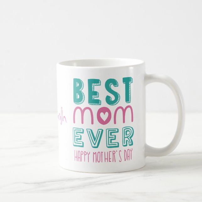 Caneca De Café Dia da mãe Clássica Mug, 11 oz (Direita)
