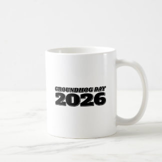 Caneca De Café Dia da Marmota 2026