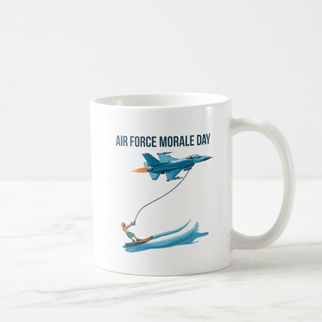 Caneca De Café Dia da Morale da Força Aérea (Direita)