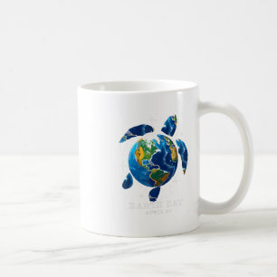 Caneca De Café Dia da Terra 2025 Salva a Tartaruga do Mar da Terr