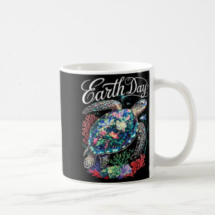 Caneca De Café Dia da Terra 2025 Tartaruga Marinha Restaurar Terr