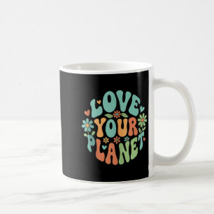 Caneca De Café Dia da Terra amor pela natureza ecológico ambienta