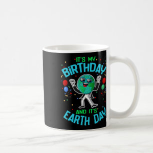 Caneca De Café Dia da Terra É Meu Aniversário 22 De Abril Engraça