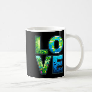 Caneca De Café Dia da Terra natureza amor ecológico ambiental