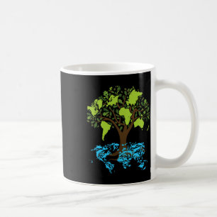 Caneca De Café Dia da Terra Oferece Ecologia e Ciência Ambiental