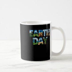 Caneca De Café Dia da Terra Proteção Ambiental Salvar Árvore &