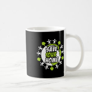 Caneca De Café Dia da Terra Salve O Planeta Ambiente Eco Clima C