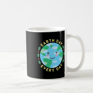 Caneca De Café Dia da Terra Todos Os Dias Ama O Meio Ambiente Cuj