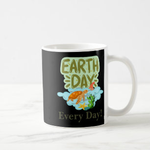Caneca De Café Dia da Terra Todos os Dias Vá Verde Salve o Nosso