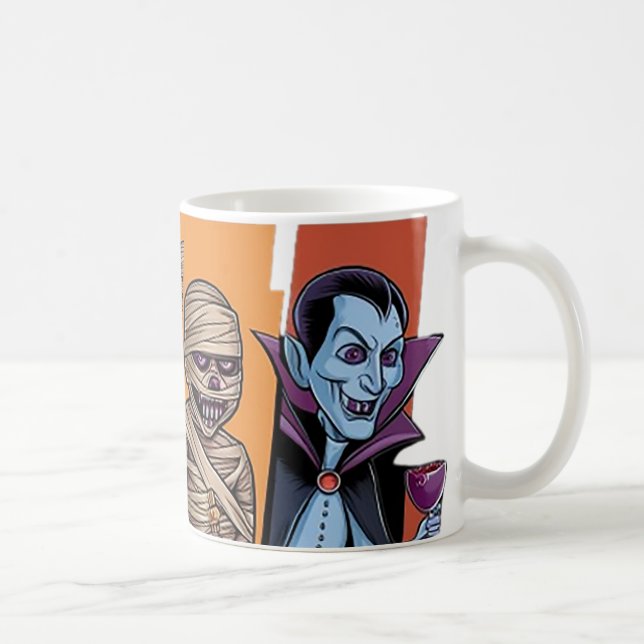 Caneca De Café Dia das Bruxas (Direita)