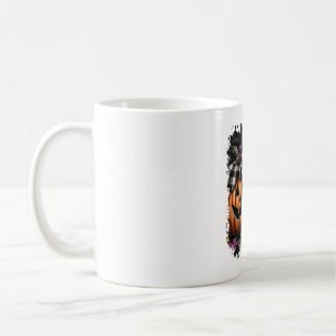 Caneca De Café Dia das Bruxas de Boston Terrier Dog