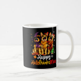 Caneca De Café Dia das Bruxas Dia de Ação de Graças Natal Pastor
