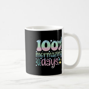 Caneca De Café Dia Das Crianças De Escola 100 Dias De Mermasteriz
