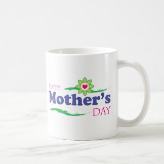 Caneca De Café Dia das mães - coração da flor