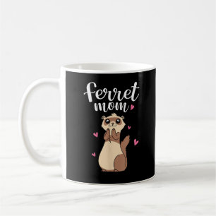 Caneca De Café Dia das Mães Doninha Furão Mulher Bonita Mamãe
