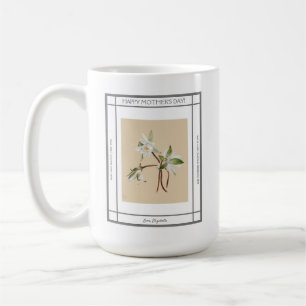 Caneca De Café Dia das Mães dos Lírios da Água