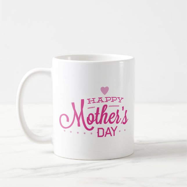 Caneca de Café Dia das Mães Feliz (Esquerda)