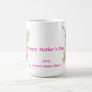Caneca De Café Dia das mães feliz