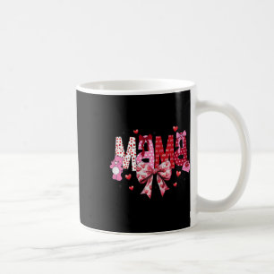 Caneca De Café Dia das Mães Groovy Coquette Laço Coração Val