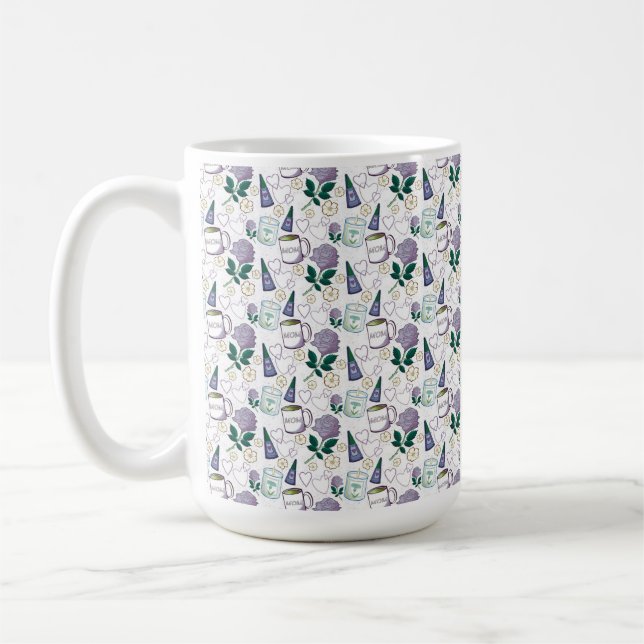 Caneca De Café Dia das Mães Lavanda (Esquerda)