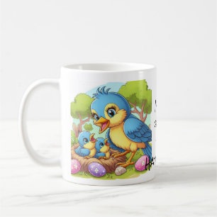 Caneca De Café Dia das Mães Mãe Passarinho