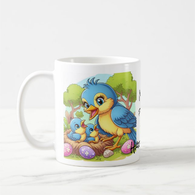 Caneca De Café Dia das Mães Mãe Passarinho (Esquerda)
