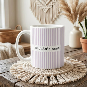 Caneca De Café Dia das Mães Mamãe Anúncio de Gravidez Personali