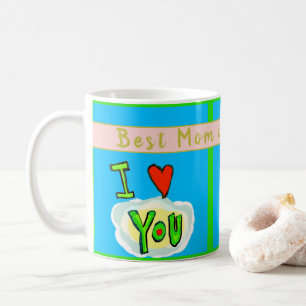 Caneca De Café Dia das Mães, Vida no Amor Personaliza Mug de Café