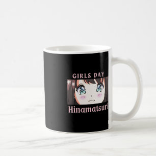 Caneca De Café Dia das Meninas de Animes Hinamatsuri feriado ou D