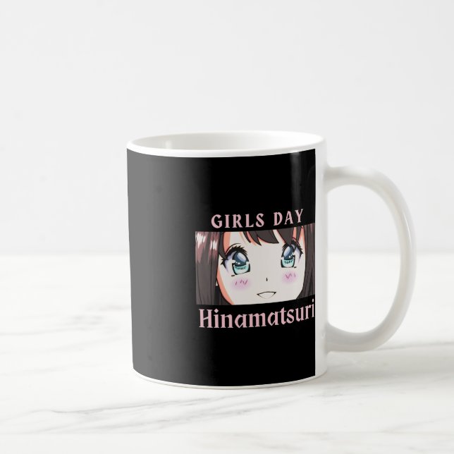 Caneca De Café Dia das Meninas de Animes Hinamatsuri feriado ou D (Direita)