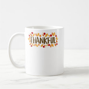 Caneca De Café Dia de Ação de Graças à Família Turquia