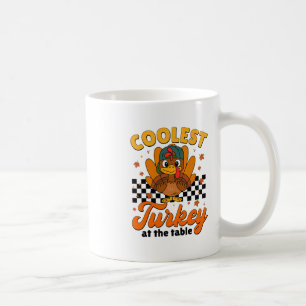 Caneca De Café Dia de Ação de Graças Peru Mais Legal Na Mesa Meni