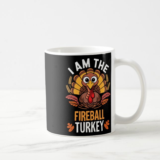 Caneca De Café Dia de Ação de Graças, sou o Foguete da Turquia. (Direita)