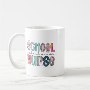 Caneca De Café Dia de Apreciação da Enfermeira Escolar Para Melho