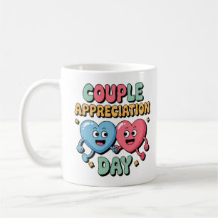 Caneca De Café Dia de Apreciação do casal