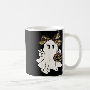 Caneca De Café Dia de as Bruxas engraçado Camouflage Camo Ghost H