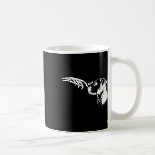 Caneca De Café Dia de as Bruxas engraçado de Boop de Mão do Cão L