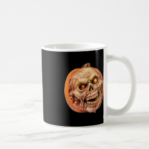 Caneca De Café Dia de as Bruxas engraçado De Pumpkin De Horror In