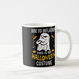 Caneca De Café Dia de as Bruxas engraçado Devido À Inflação Este