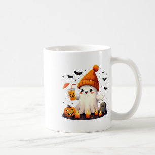 Caneca De Café Dia de as Bruxas engraçado Ghost Ghost Gice Coffee