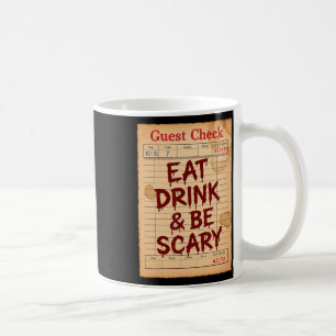 Caneca De Café Dia de as Bruxas engraçado Guest Verifique Beber B