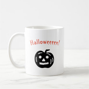 Caneca De Café Dia de as Bruxas engraçado Pumpkin Spooky