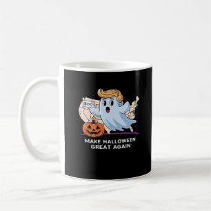 Caneca De Café Dia de as Bruxas engraçado Trumpkin Boo - Torne o