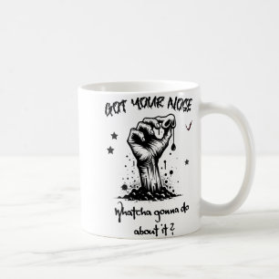 Caneca De Café Dia de as Bruxas engraçado Zombie Tem Seu Nariz